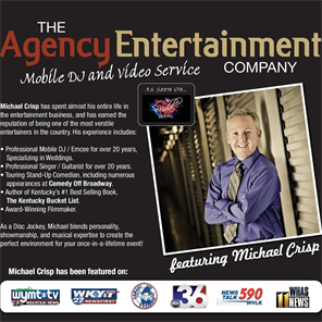 Cincinnati Live Music, Cincinnati Wedding DJ, Cincinnati Wedding Bands , Agency Entertainment DJs & Video 
