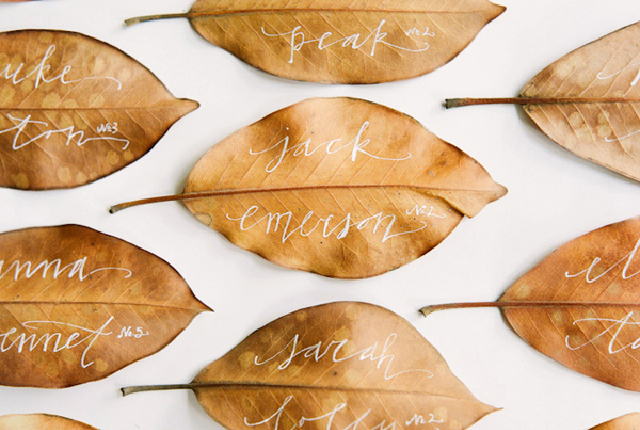 Unique Fall Place Card Ideas You Haven't Thought Of For Your Wedding